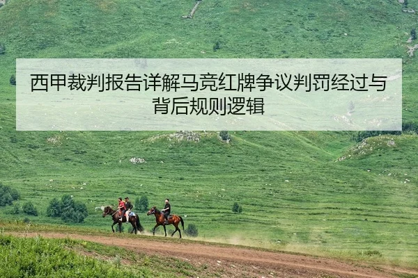 西甲裁判报告详解马竞红牌争议判罚经过与背后规则逻辑